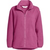 Lands’ End Women’s Cozy Sherpa Full Zip Fleece Jacket(Light Raspberry)