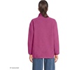 Lands’ End Women’s Cozy Sherpa Full Zip Fleece Jacket(Light Raspberry)