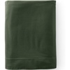 Comfy Super Soft Cotton Flannel Flat Bed Sheet – 5oz Queen Cypress Green(Fresh Evergreen)