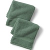 Essential Cotton 2-Piece Washcloth Set Washcloth Set, 2 Piece Antique Navy(Cypress Green)