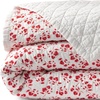 Ivory/Coral Red Blooms