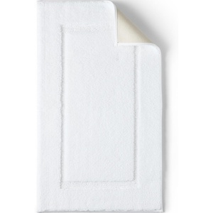 Lands’ End Cotton Non-Skid Small Bath Rug 16×23 16″ x 23″ Toast(White)