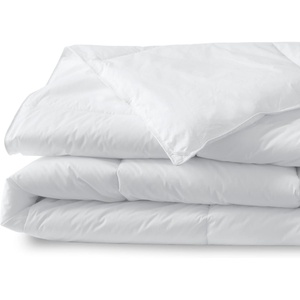 Lands’ End Essential Pureloft Box Comforter Full-Queen Antique Rose Water(White)