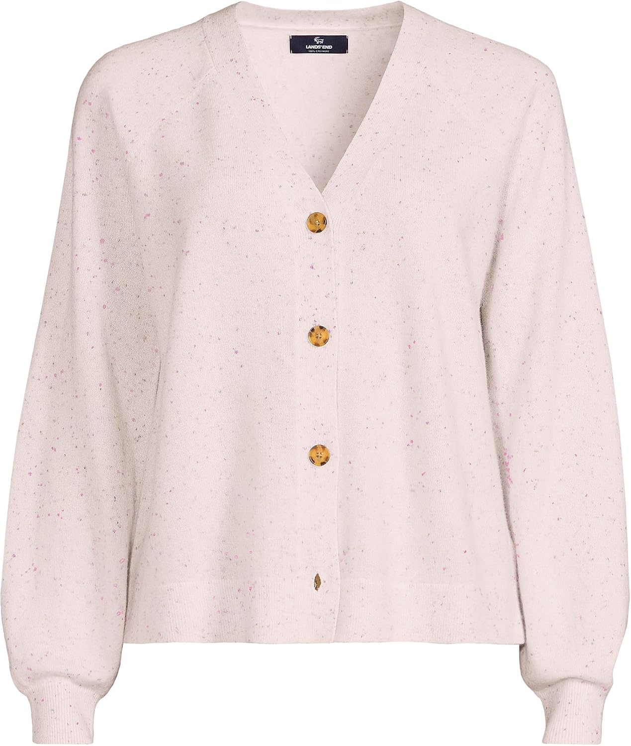 image:imageWomens Cashmere CardiganIvory Confetti Donegal
