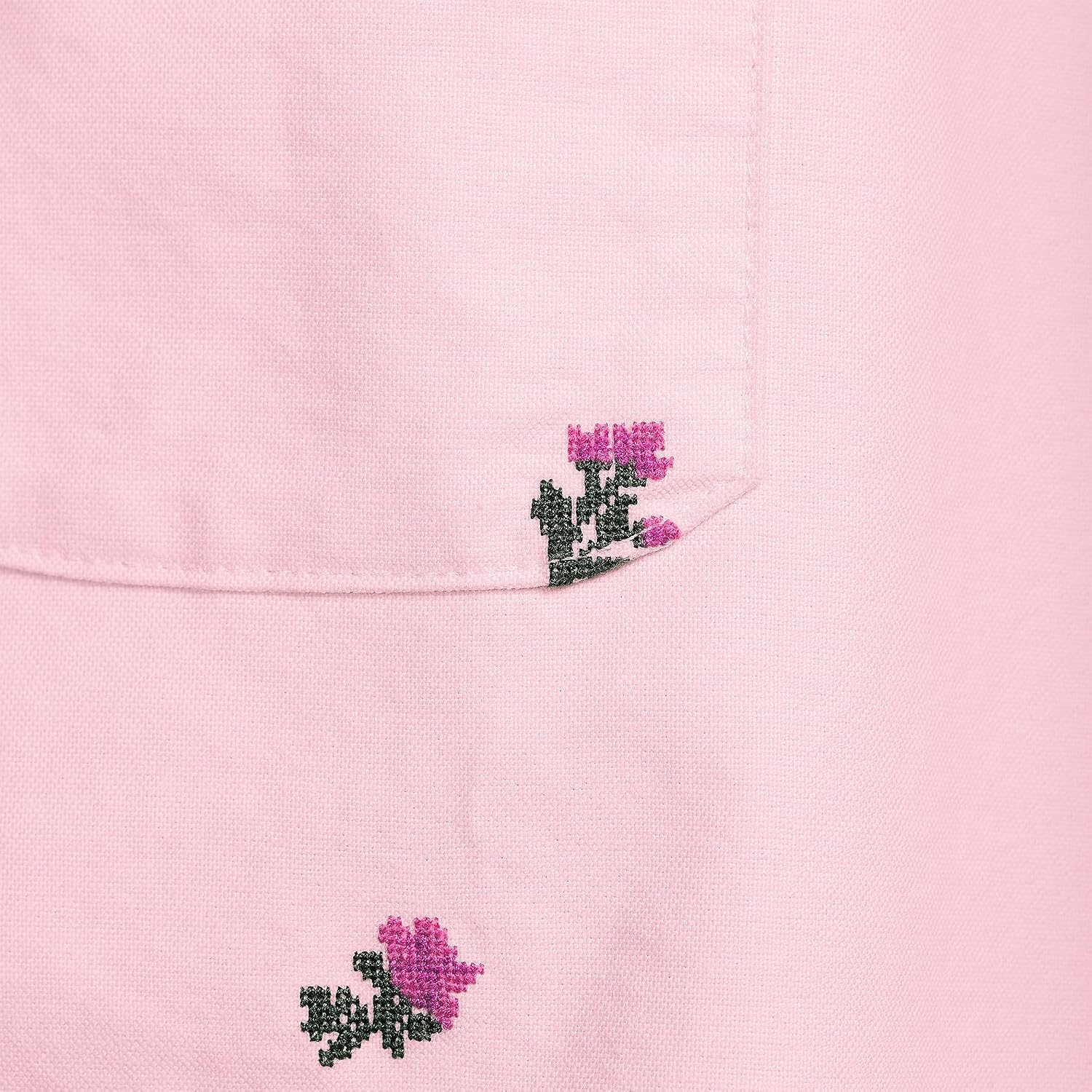image:imageWomens Oxford ShirtCrisp Pink Floral Embroidery