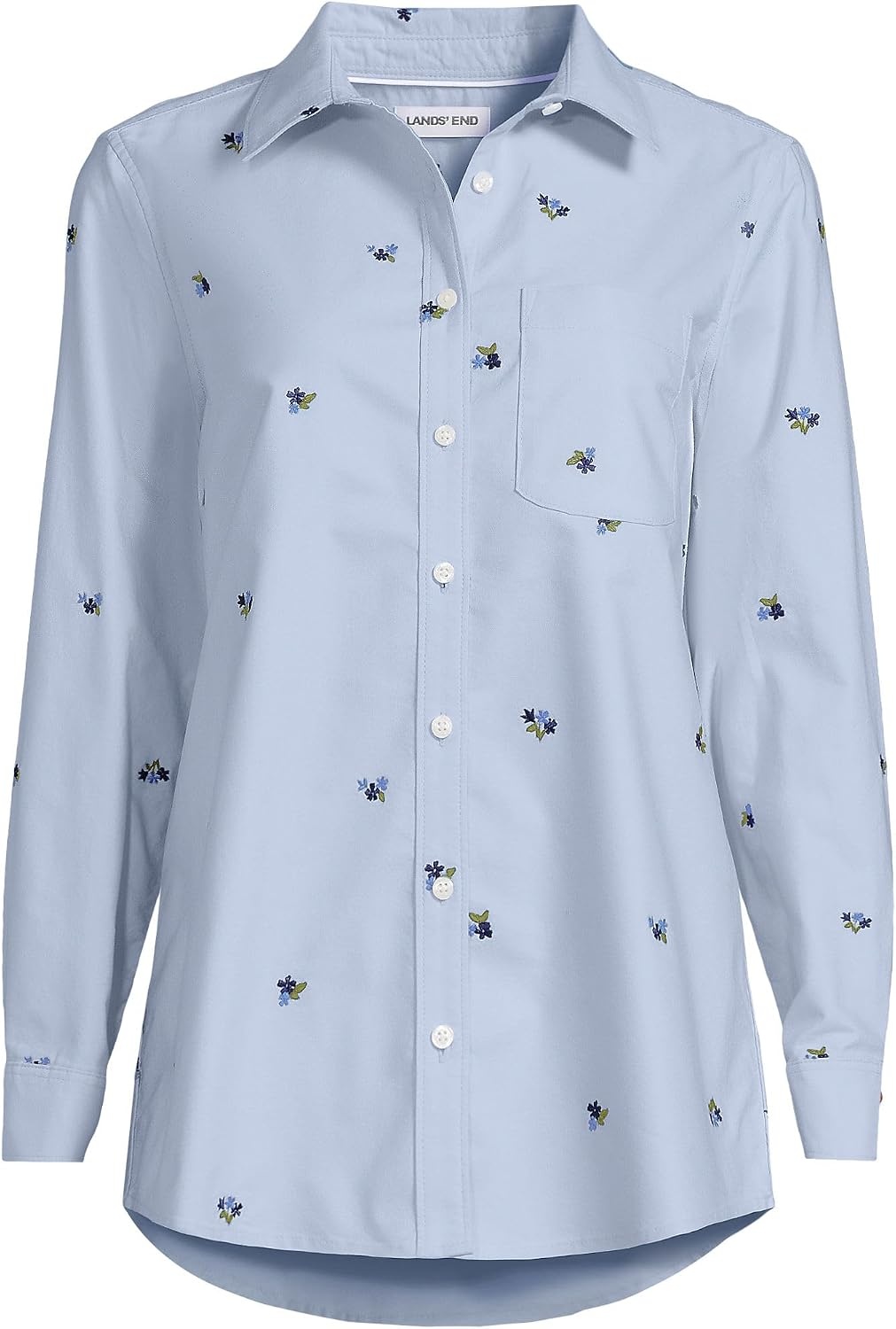 image:imageWomens Oxford ShirtSoft SkyDeep Sea Floral
