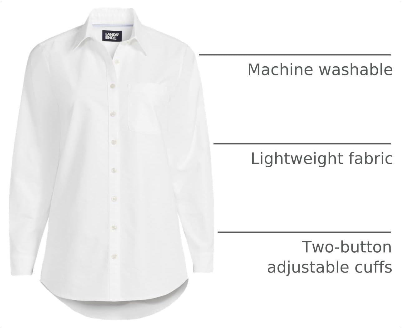 image:imageWomens Oxford ShirtWhite