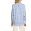 Women’s Oxford Shirt(Soft Sky/Deep Sea Floral)
