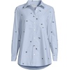Women’s Oxford Shirt(Soft Sky/Deep Sea Floral)