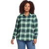 Ivory/Mineral Aqua/Pine Plaid