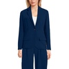 Women’s Crepe Blazer(Deep Sea Navy)