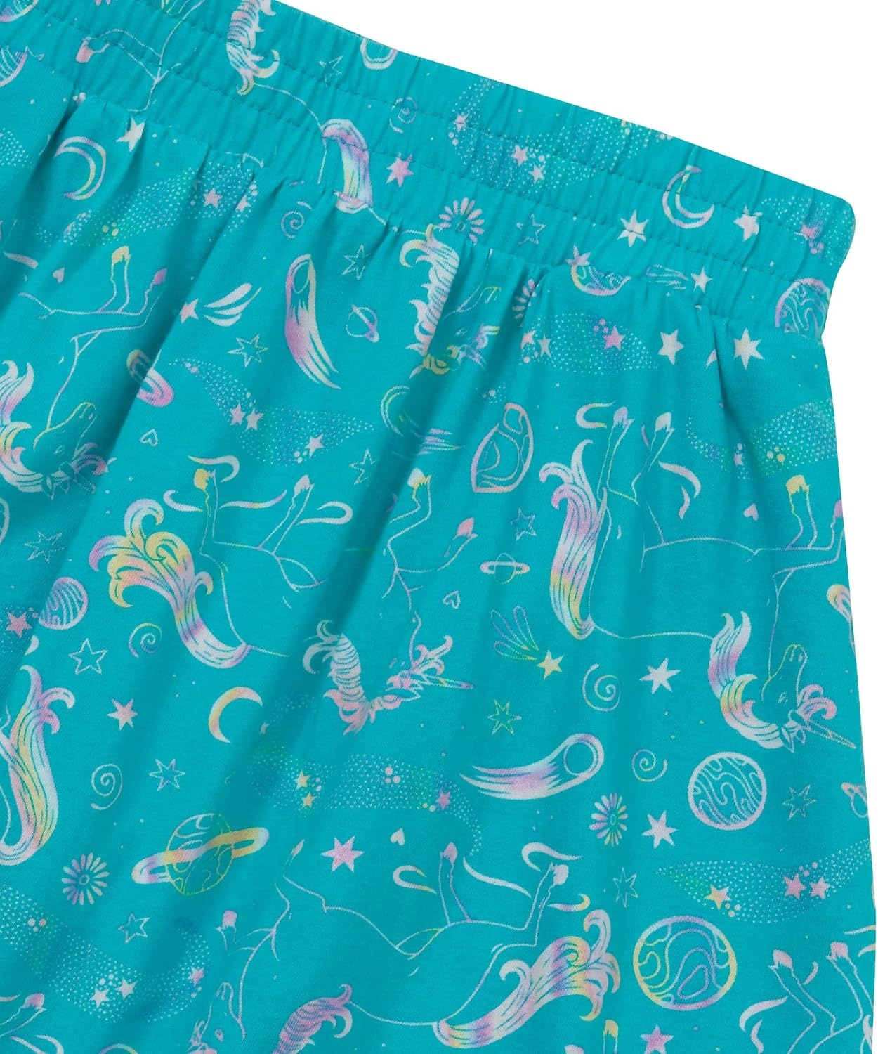 image:imageLands End Girls Smocked SkortsUnicornsBaltic Teal