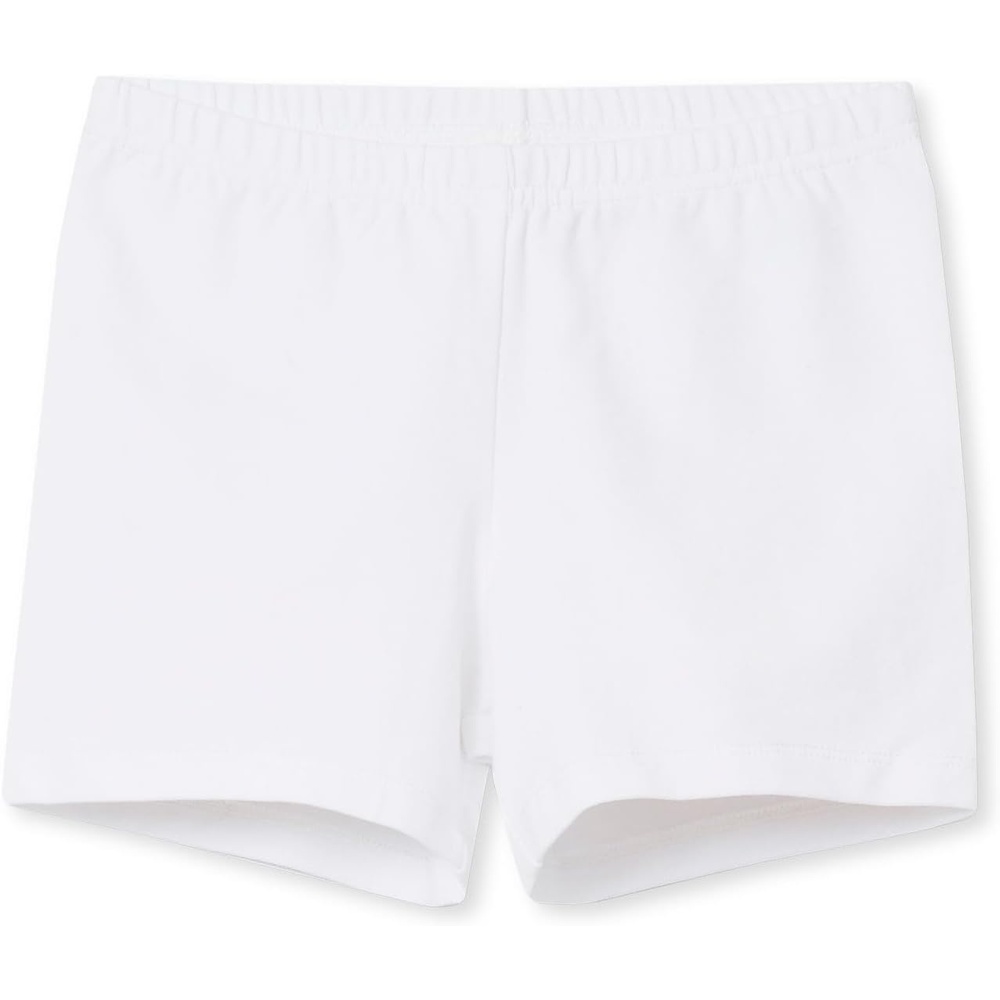 image:imageLands End Girls Tough Cotton Cartwheel ShortsWhite