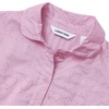 Girls Long Sleeve Woven Hearts Top(Hearts/Mauve)