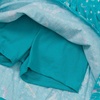 Lands’ End Girls Smocked Skorts(Unicorns/Baltic Teal)