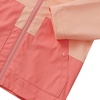 Lands’ End Kids Water Resistant Hooded Slicker Rain Jacket(Desert Flower/Peach Fuzz)