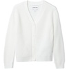 Girls Button Front Knit Cardigan(Ivory)