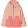 Lands’ End Kids Water Resistant Hooded Slicker Rain Jacket(Desert Flower/Peach Fuzz)