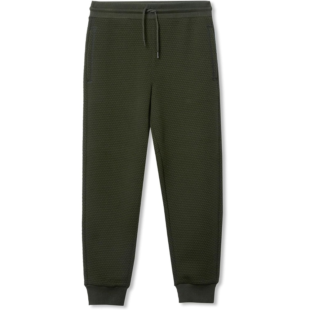 image:imageBoys Iron Knee Texture Knit JoggerMidnight Olive