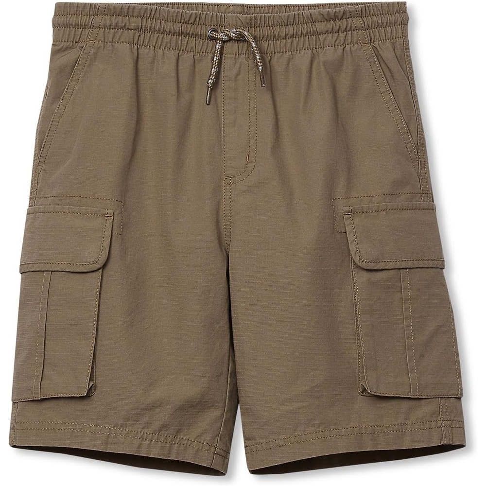 image:imageBoys Stretch Canvas Utility Cargo ShortsTaupe