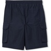 Boys Stretch Canvas Utility Cargo Shorts(Classic Navy)