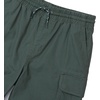 Boys Stretch Canvas Utility Cargo Shorts(Dark Forest Green)