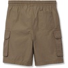 Boys Stretch Canvas Utility Cargo Shorts(Taupe)