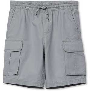 Boys Stretch Canvas Utility Cargo Shorts(Cool Gray)