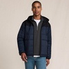 Men’s Weatherproof Reversible Hooded Jacket(Black/Radiant Navy)