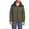 Men’s Weatherproof Reversible Hooded Jacket(Rich Coffee/Woodland Moss)