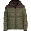 Men’s Weatherproof Reversible Hooded Jacket(Rich Coffee/Woodland Moss)
