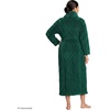 Lands’ End Women’s Cozy Plush Long Wrap Robe(Pine)