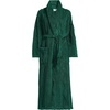 Lands’ End Women’s Cozy Plush Long Wrap Robe(Pine)