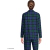 Lands’ End Women’s Long Sleeve Print Flannel Pajama Top(Liberty Blue/Pine Blackwatch)