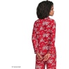 Lands’ End Women’s Long Sleeve Print Flannel Pajama Top(Red/Ivory Woodland Scene)