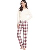 Ivory/Compass Red Multi Plaid