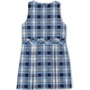 Lands’ End Girls School Uniform Jumper(Clear Blue Plaid)