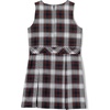 Lands’ End Girls School Uniform Jumper(Evergreen/White Plaid)