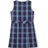 Lands’ End Girls School Uniform Jumper(French Blue Plaid)