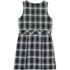 Lands’ End Girls School Uniform Jumper(White/Evergreen Plaid)