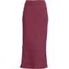 Women’s Cotton Pointelle Sweater Maxi Skirt – Set Bottom(Burgundy Spritz)