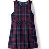 Lands’ End Girls School Uniform Jumper(Classic Navy Large Plaid)