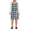 Lands’ End Girls School Uniform Jumper(Classic Navy Multi Plaid)