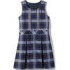 Lands’ End Girls School Uniform Jumper(Classic Navy Plaid)