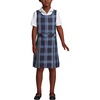 Lands’ End Girls School Uniform Jumper(French Blue Plaid)