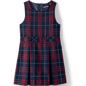Lands’ End Girls School Uniform Jumper(Classic Navy Large Plaid)