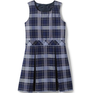 Lands’ End Girls School Uniform Jumper(Classic Navy Plaid)