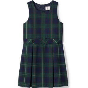 Lands’ End Girls School Uniform Jumper(Plaid Hunter/Classic Navy)