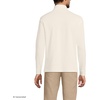 Lands’ End Men’s Long Sleeve Cooling Performance Pique Quarter Zip(Ivory Latte)