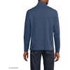 Lands’ End Men’s Long Sleeve Cooling Performance Pique Quarter Zip(Nightfall Blue)